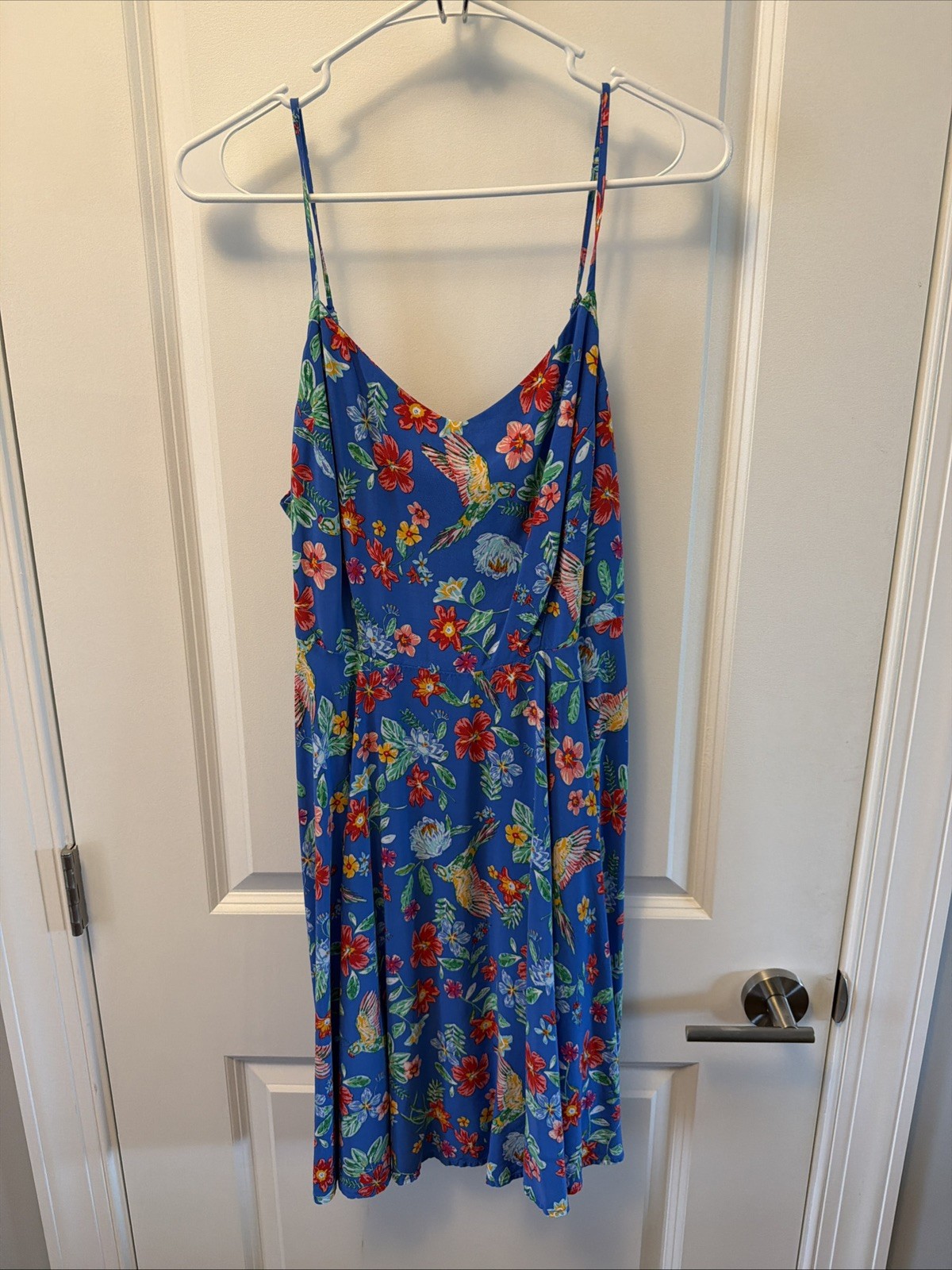 Old Navy Woman’s Fit & Flare Floral Print Cami Dress Size Large