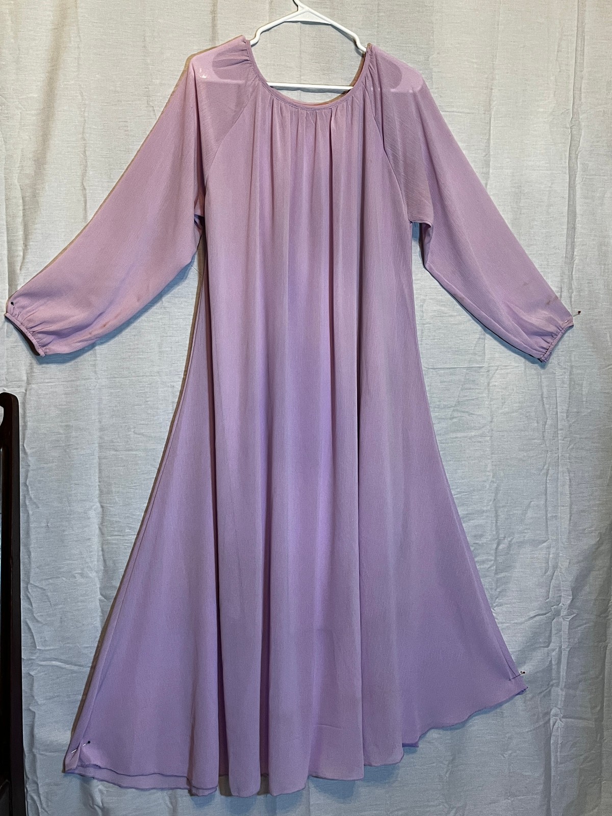 B & N Ladies Soft Mauve Dress Long Sleeved. L