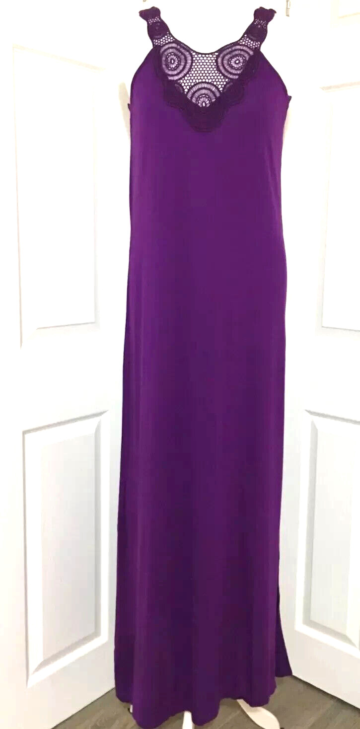M&S COLLECTION Crochet Maxi Beach Dress ~ T523362 ~ SIZE 10