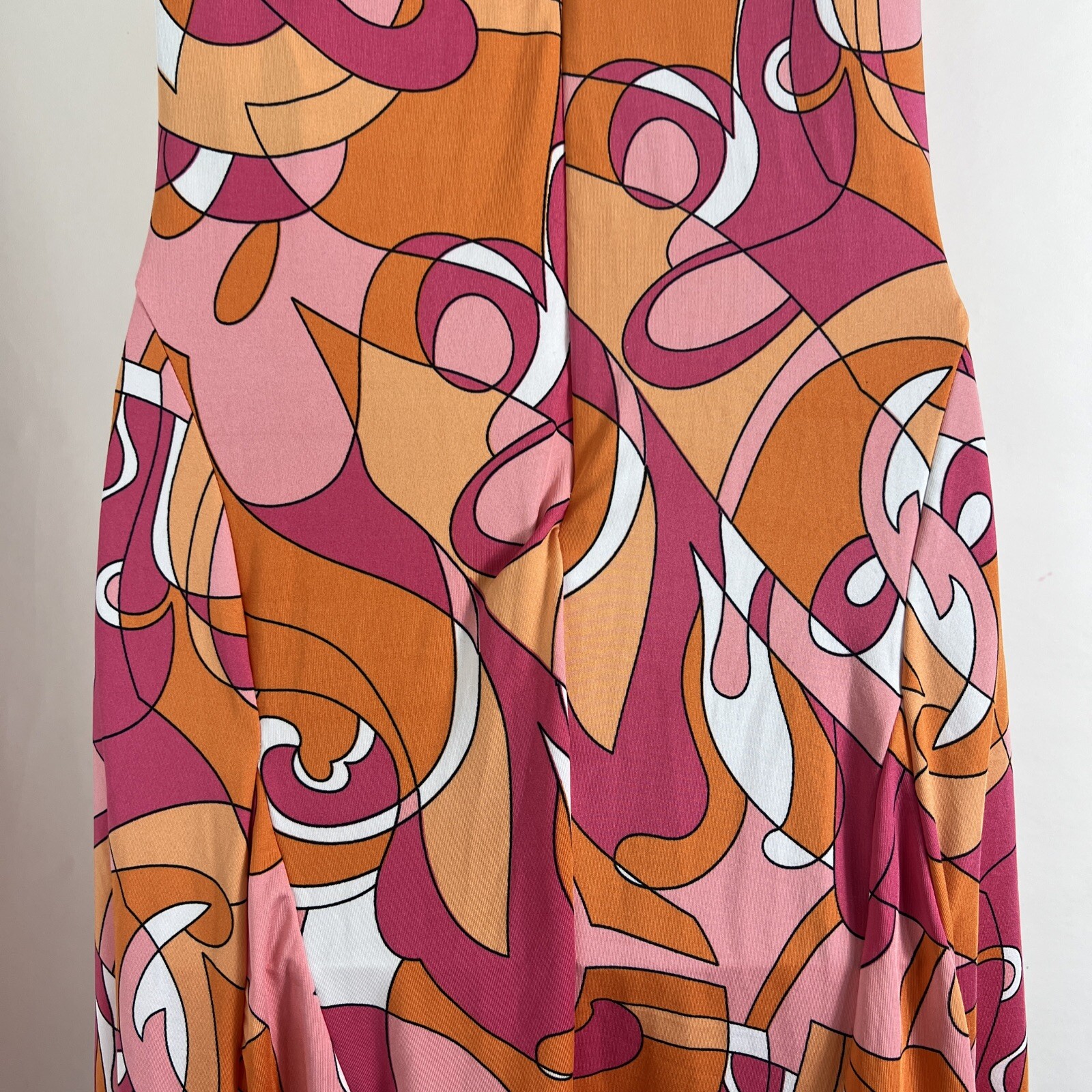 Mackenzie & James Dress Womens Small Retro A-Line Sleeveless Lightweight Stretch