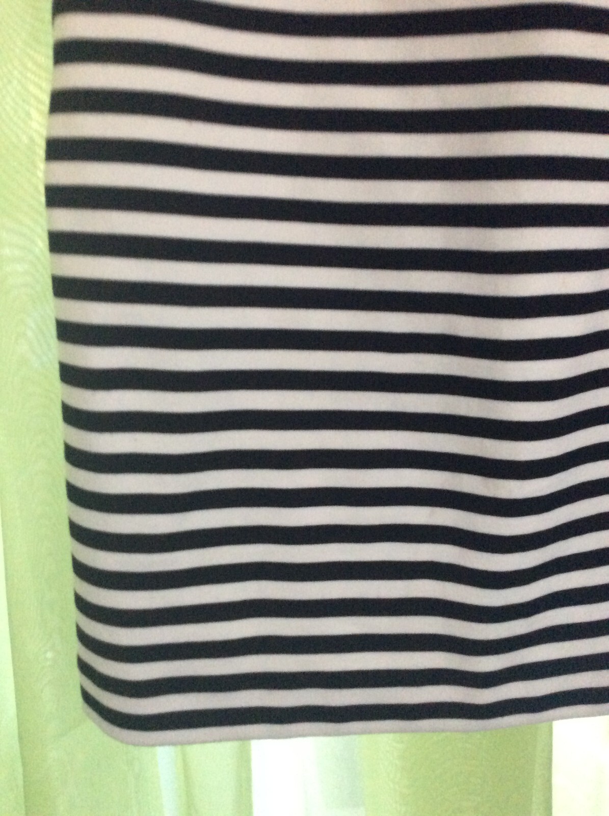 WOMEN’S SZ S PREMISE DRESS black & white Sleeveless Stripe pockets Retro NAUTICA