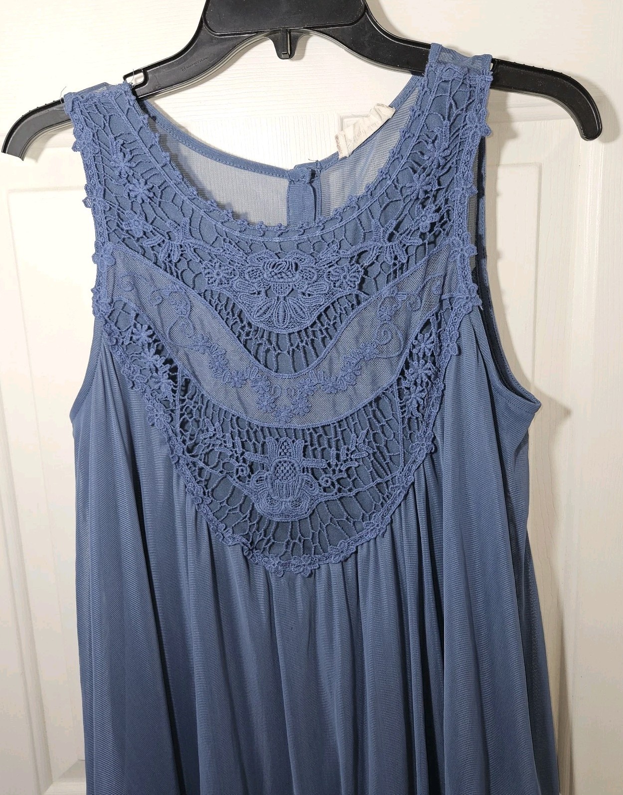 Altar’d State Mini Swing Dress Sleeveless Crochet Flowy Fairycore Whimsical Sz M