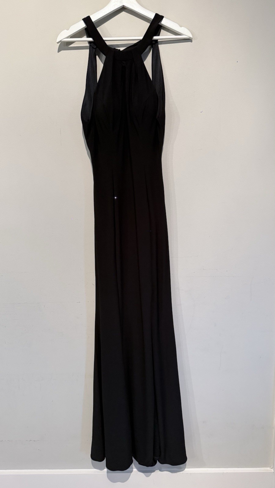 NWT COLORS DRESS MAXI LONG GOWN PROM WEDDING BACK CUT OUT BACK SLIT WOMEN 4/S