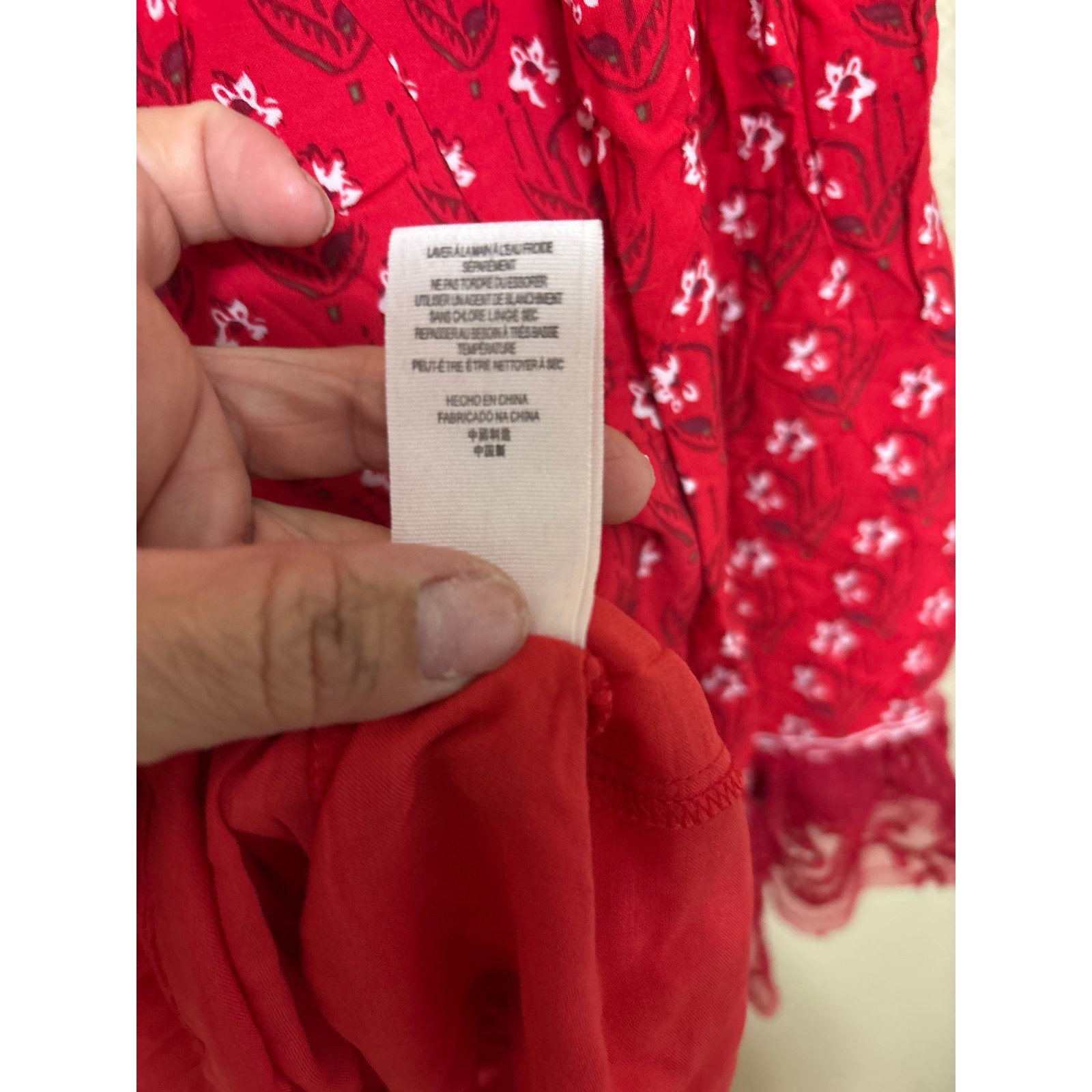 Free People boho floral peasant tunic