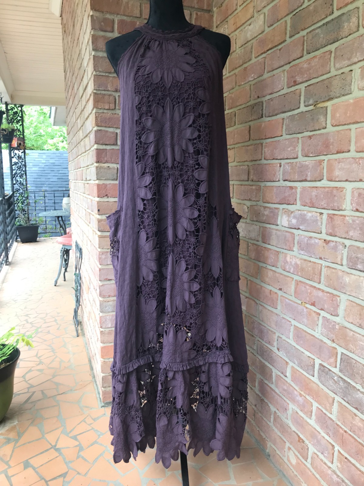 Jaded Gypsy Plum Daisy Dreaming Dress Size Small/Medium Brand New W/ Tags
