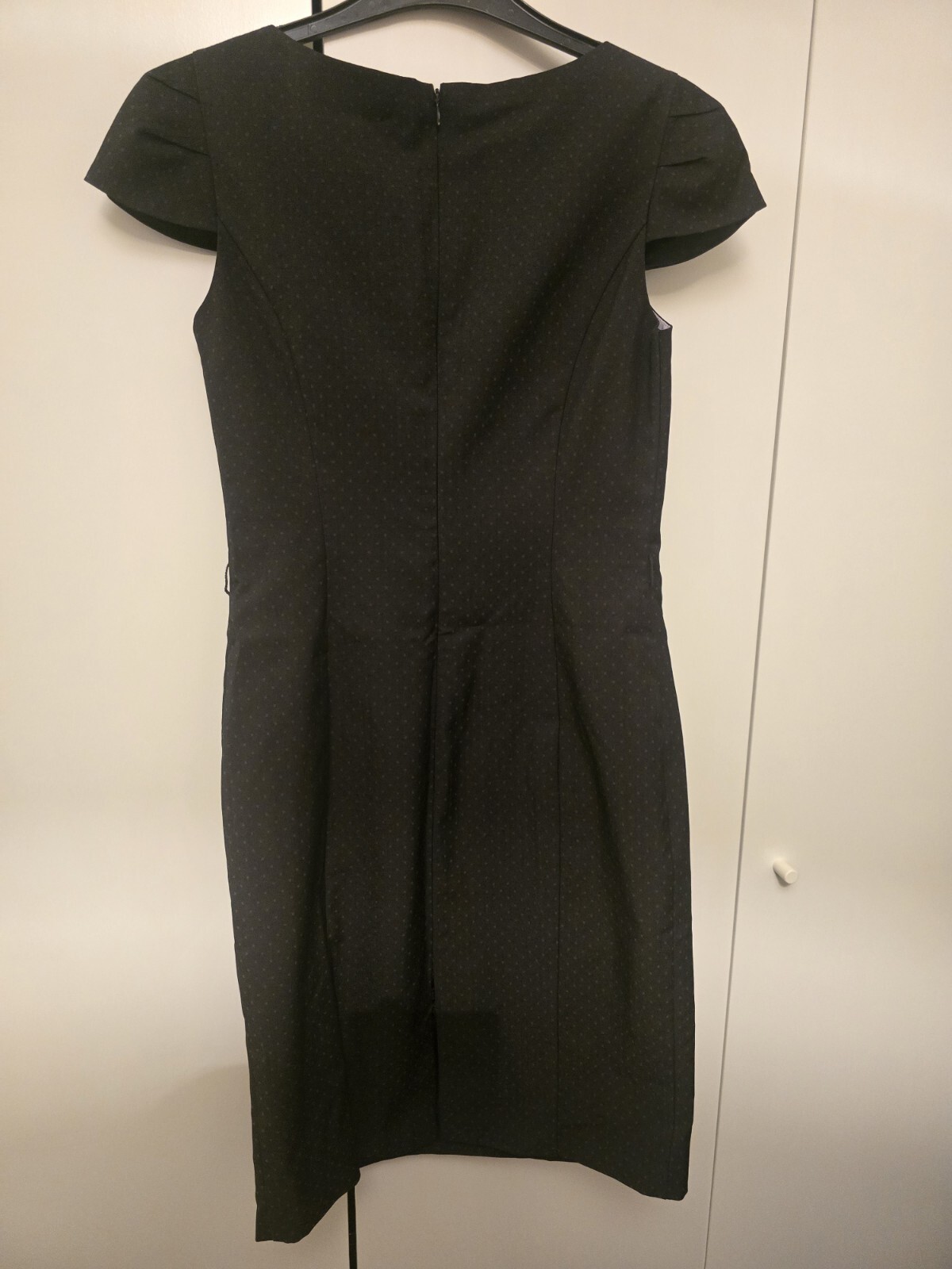 NEW LOOK WOMENS GREY BLACK FORMAL WORK PENCIL DRESS SIZE 10