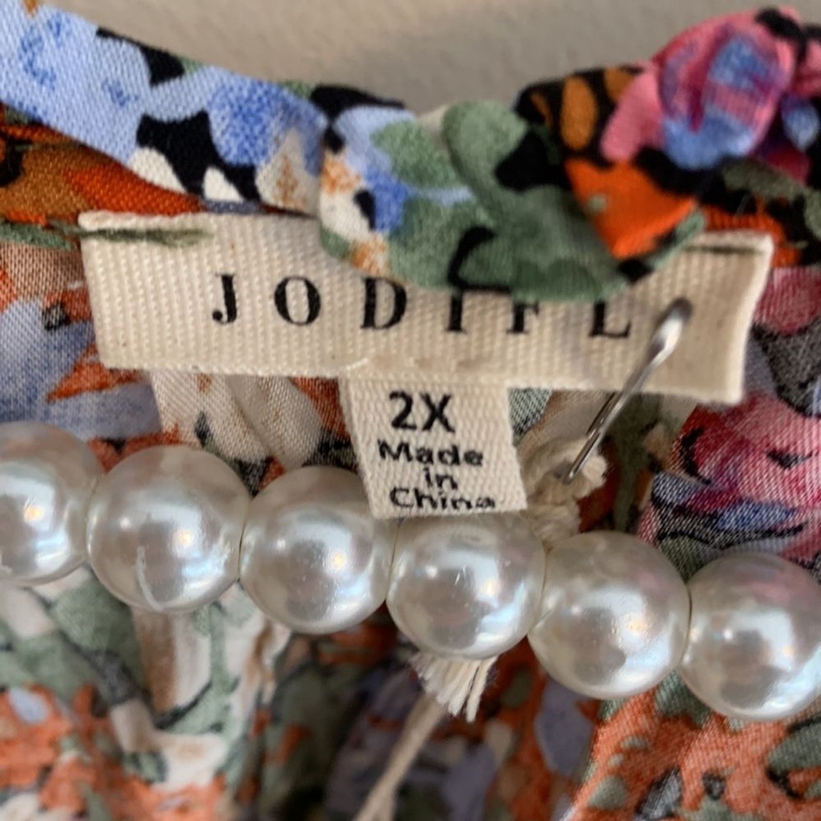 Jodifl floral dress nwt size 2x