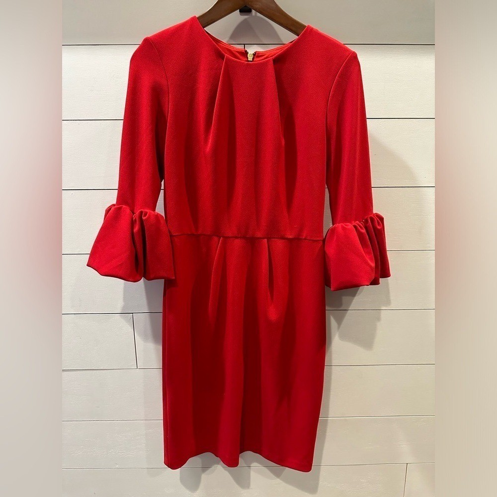 Betsy & Adam Women’s Elegant Red Women’s Dress- size 8