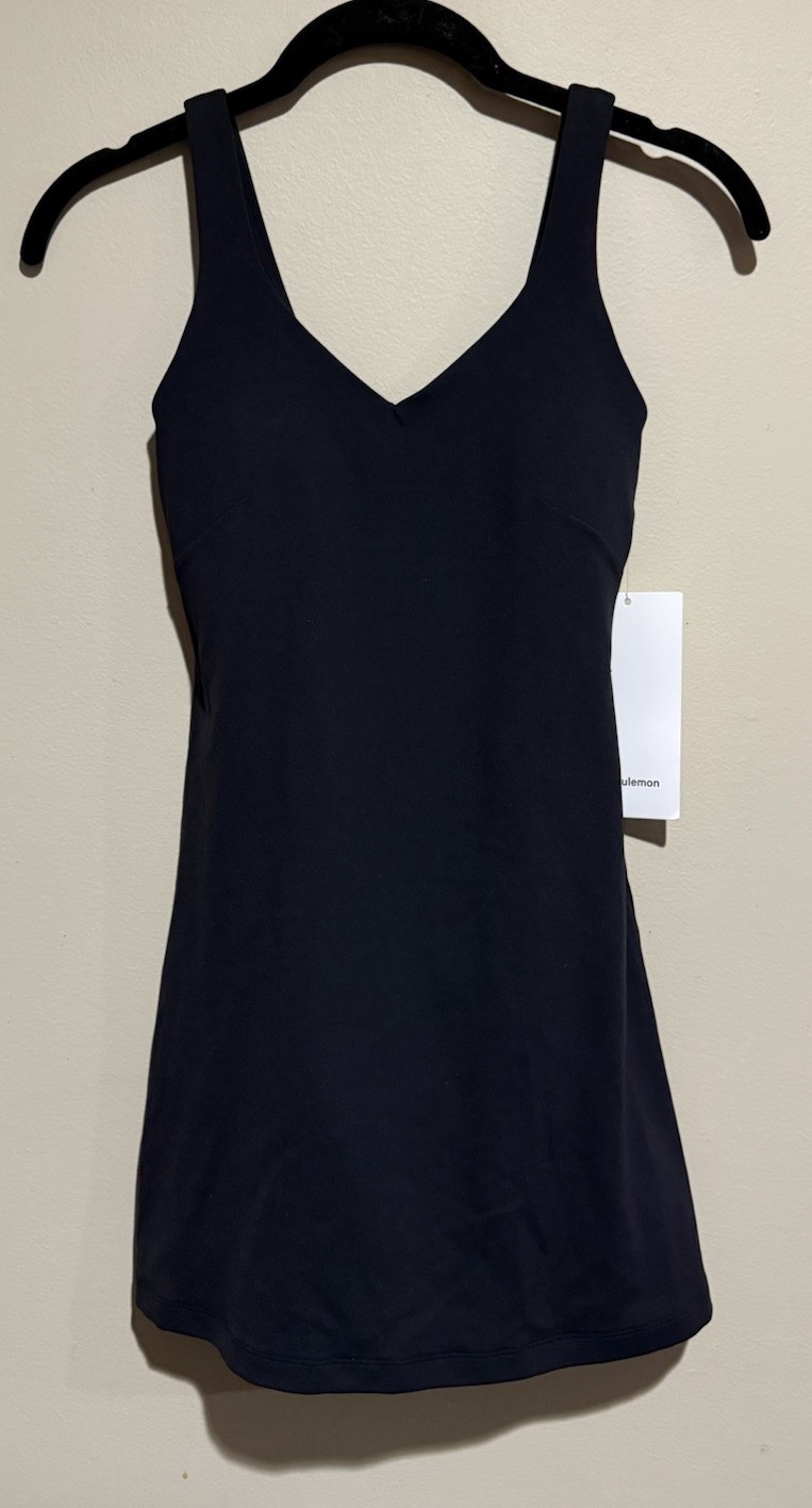 NWT Lululemon Size 2 Align Dress BLK Black $148