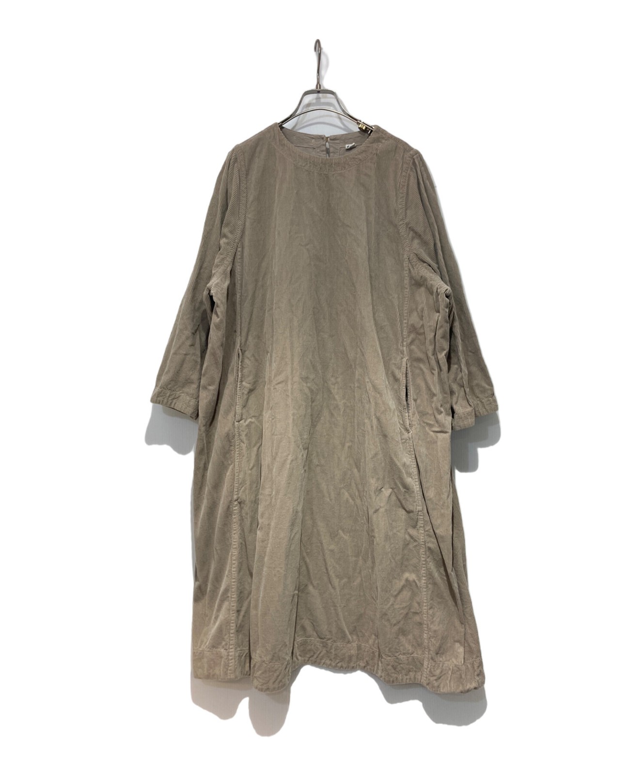 45R (Forty-Five R) Corduroy Dress/ Beige/ Size: None