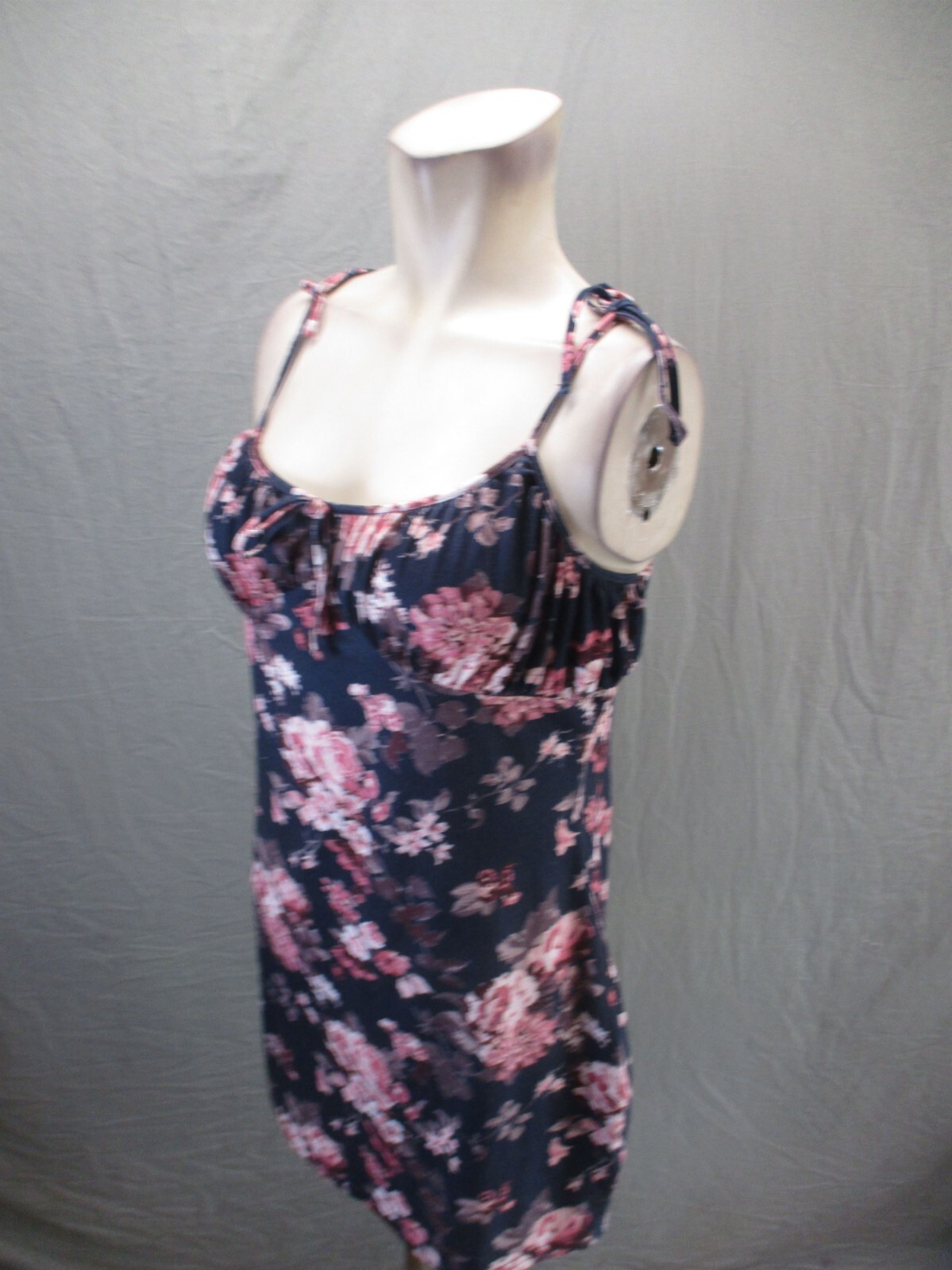 J For Justify Size XL Womens Multicolor Floral Drawstring Short Cami Dress 971