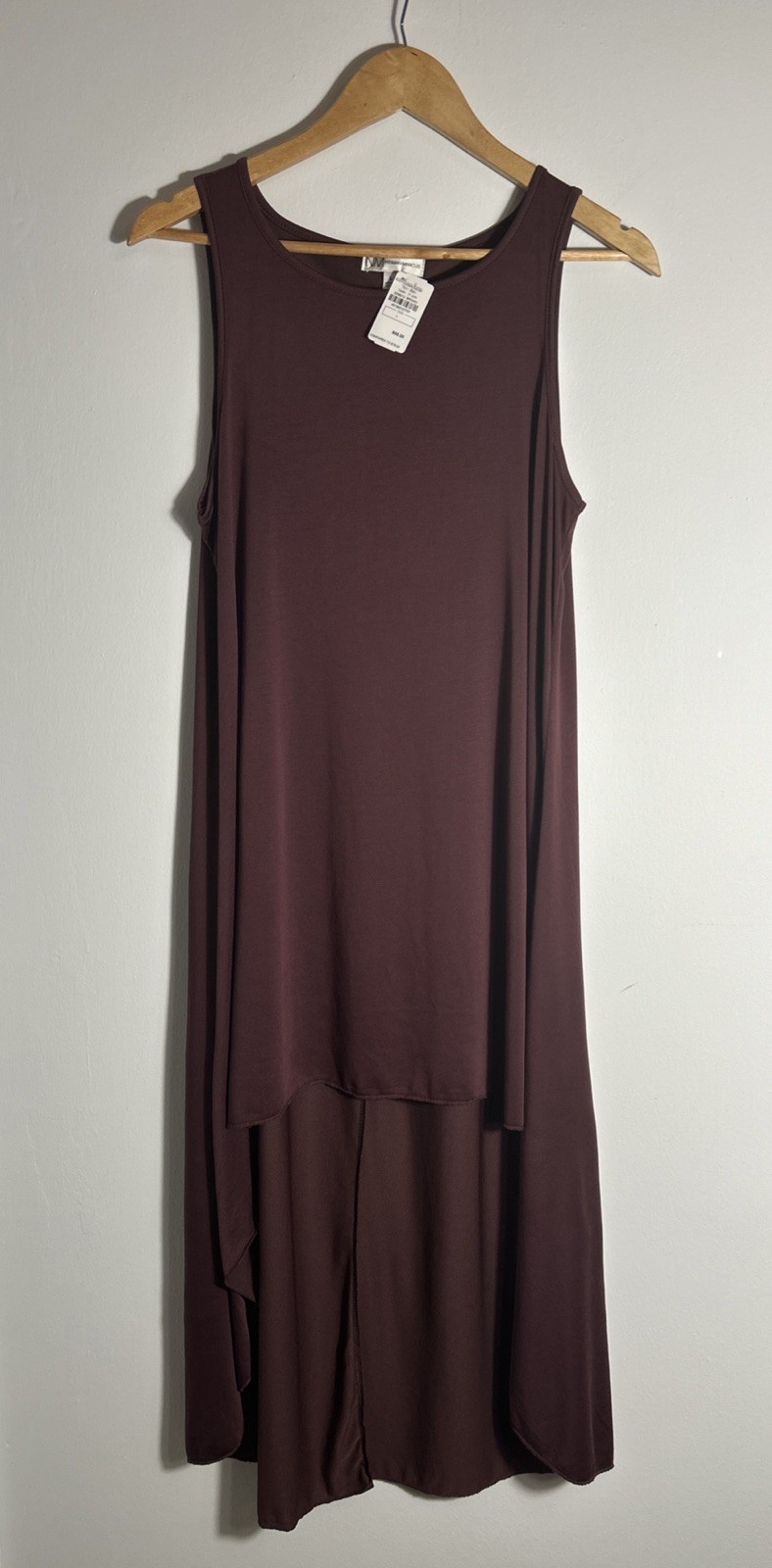 Neiman Marcus Hi Low Shift Dress Sleeveless Tank Sundress Minimalist L