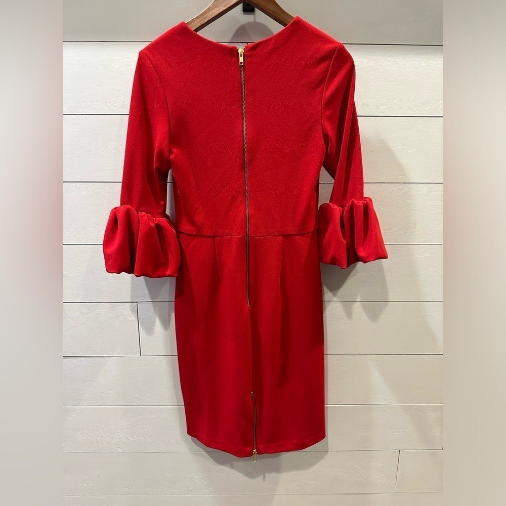 Betsy & Adam Women’s Elegant Red Women’s Dress- size 8
