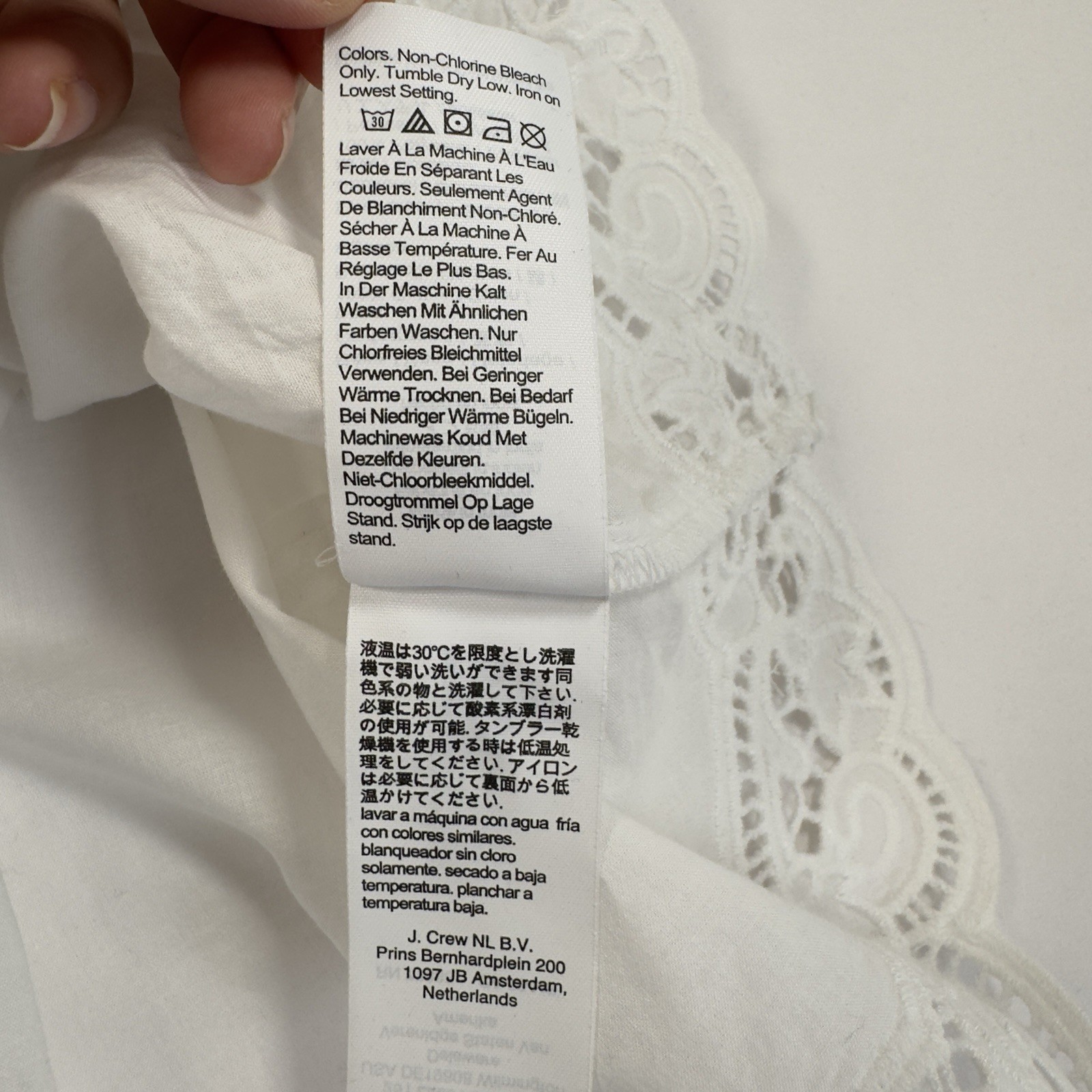 NWT Madewell Sz XXS Pintucked Eyelet Mini Dress White Embroidery Cotton NU568