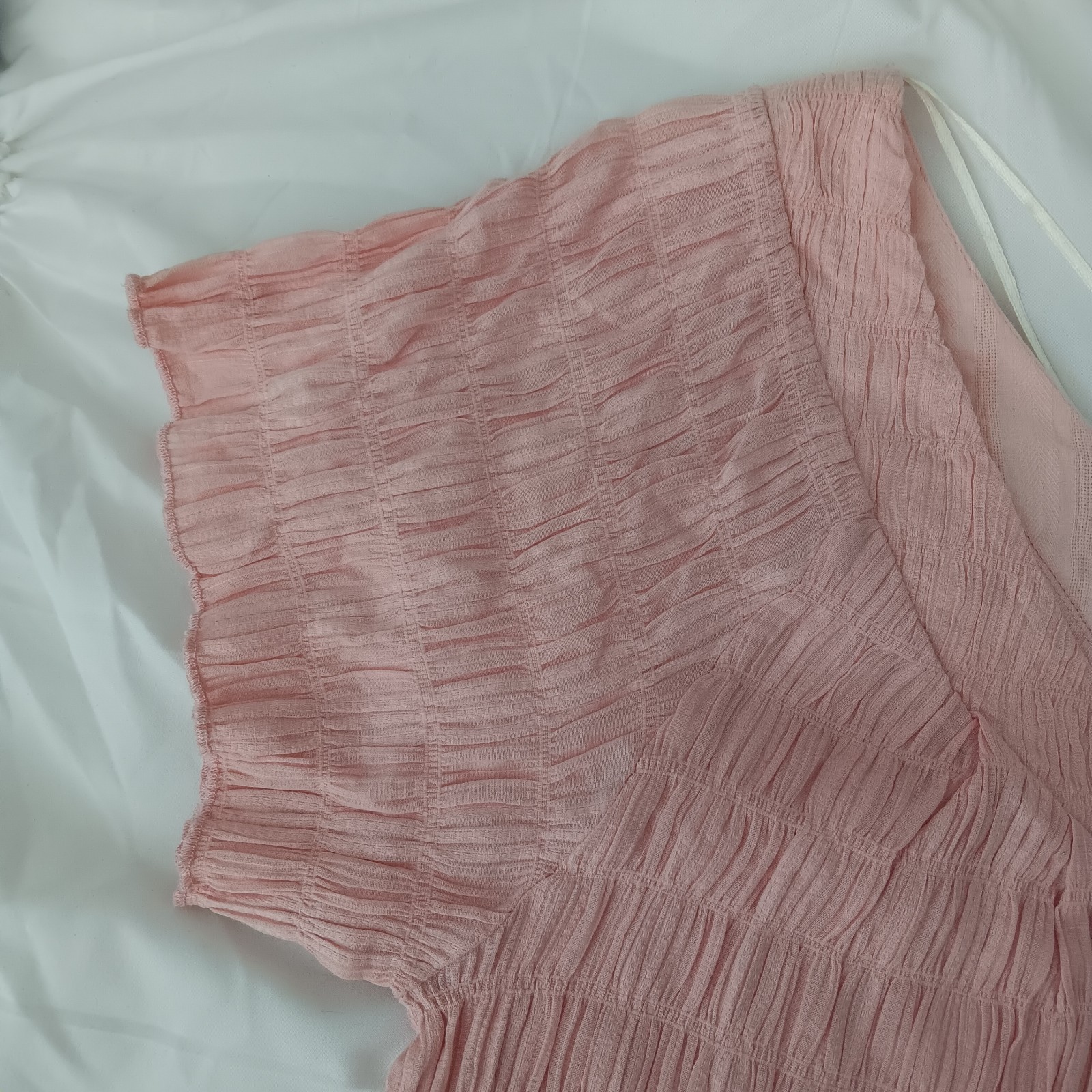 Umgee Sheer Summer Pink Casual Dress / Beach Cover-up Women Sz M – Best Seller