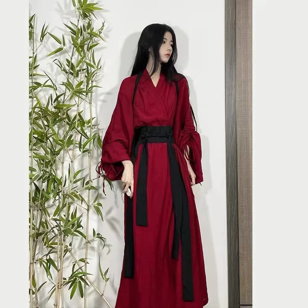 Chinese Hanfu Dress Women Cosplay Costume Ancient Traditional Song Dynasty Party