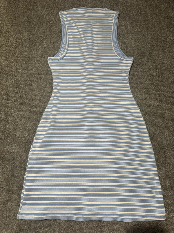 Wild Fable Ribbed Sleeveless Henley Tank Dress