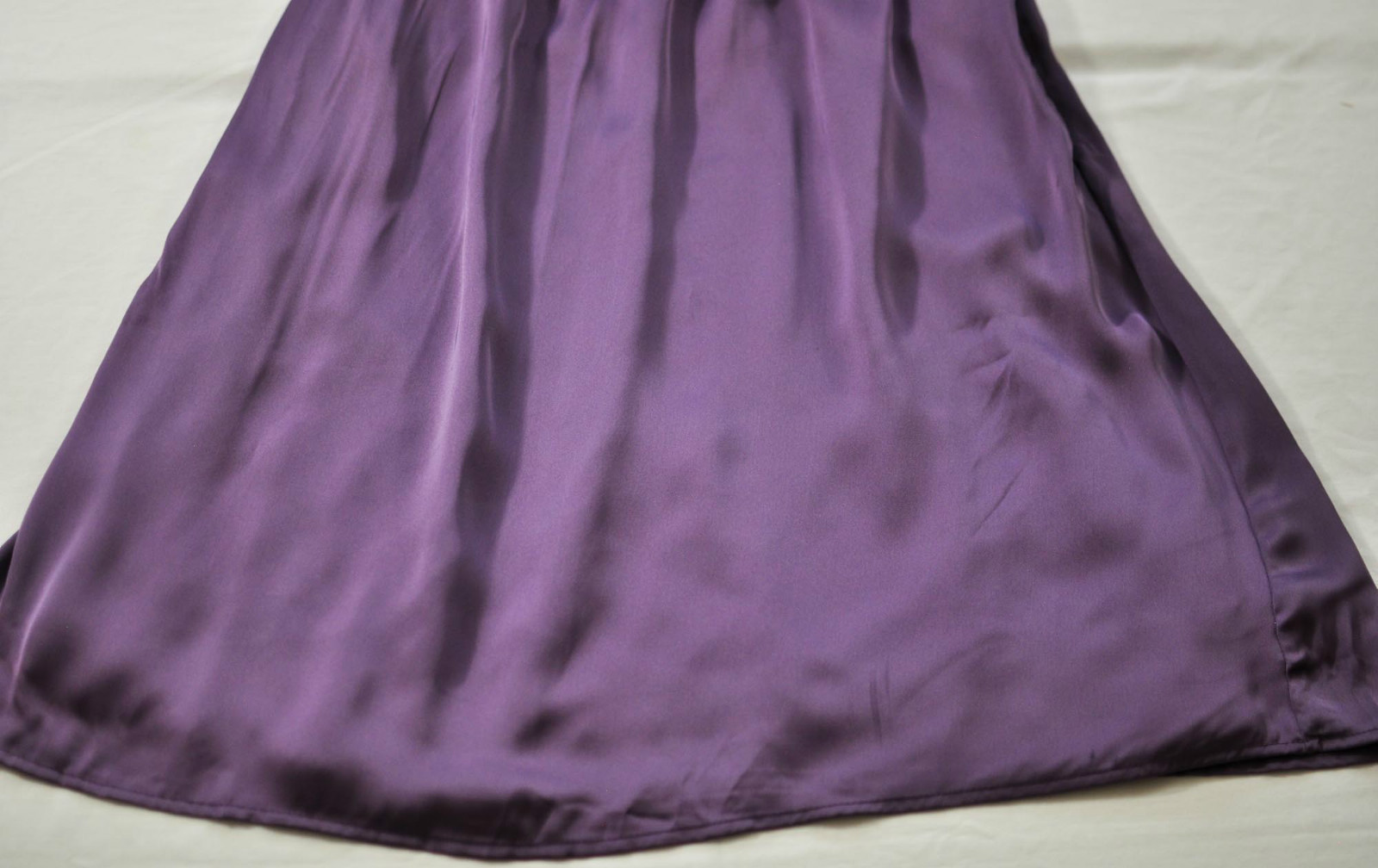 women’s one shoulder purple dressy short dress size 10 washable brand new