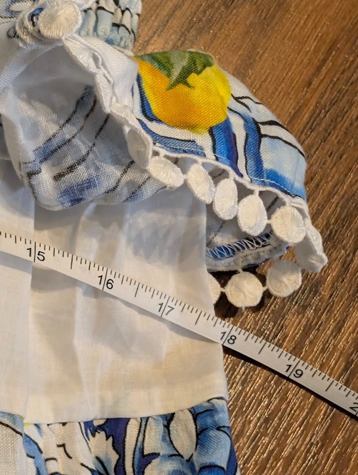 LUISA POSITANO 2pc Dress Wrap Crop Top/ Tiered Mini Skirt Set Sicilian Lemon 4E