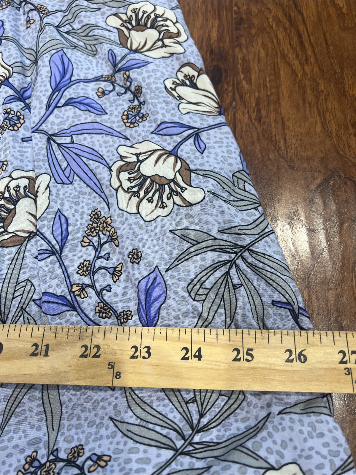 Fairycore Botanical Dress S M Blue High Low Slip Sun Strappy Boho Wedding Beach