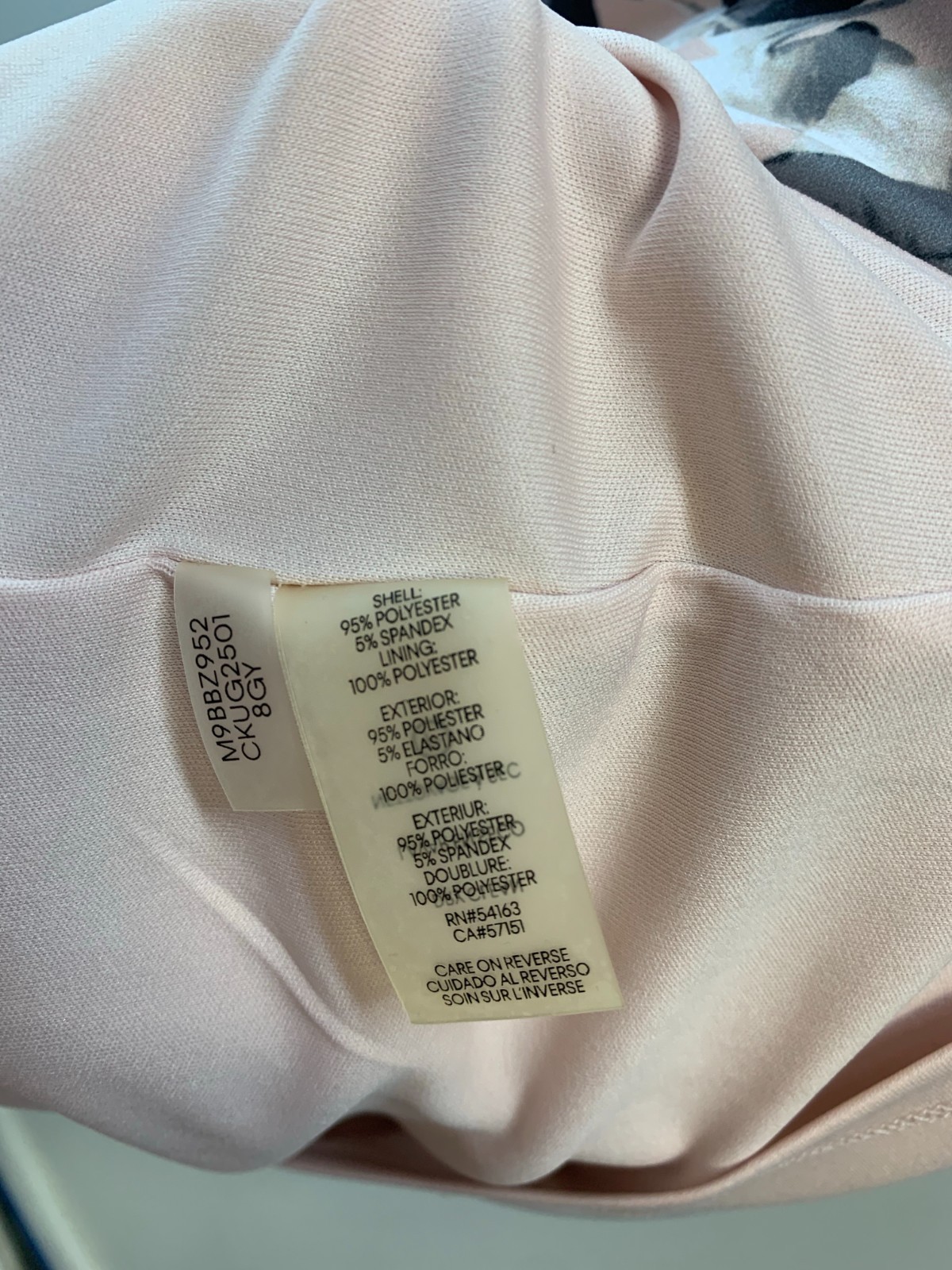 New Calvin Klein Elegant Blossom Floral Pink Sheath Keyhole Dress EZ Fit size 6