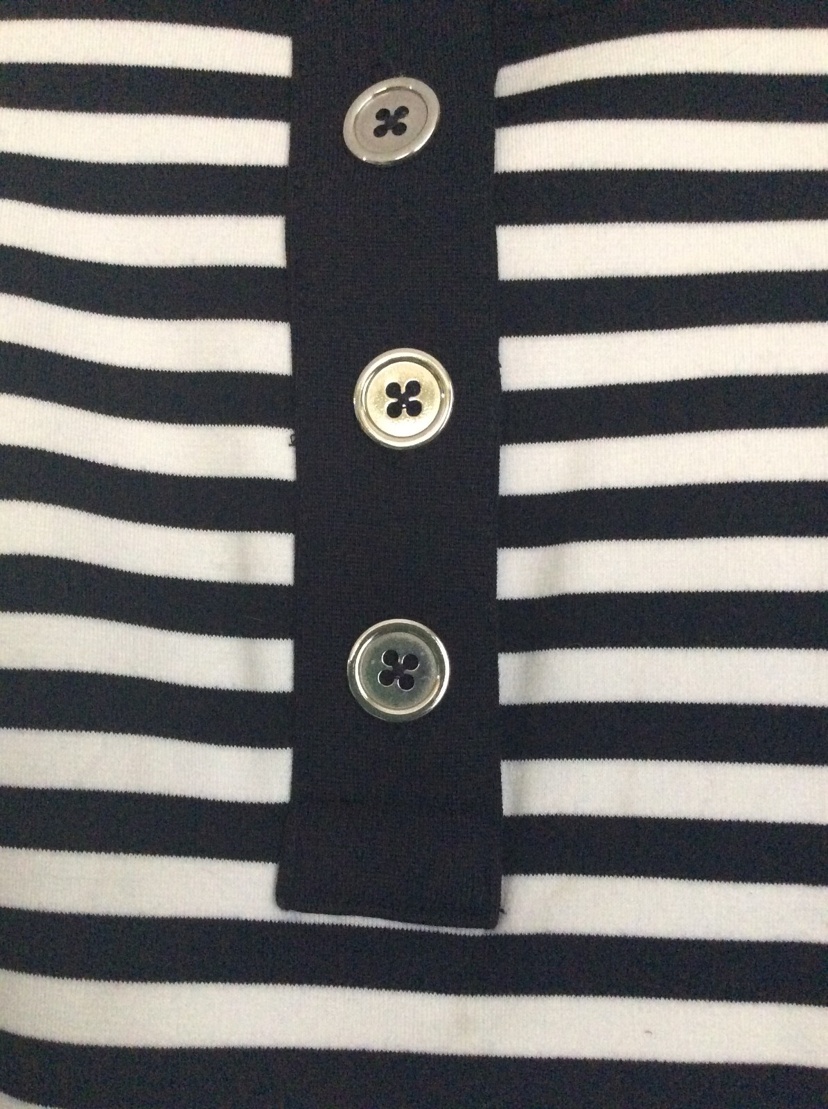 WOMEN’S SZ S PREMISE DRESS black & white Sleeveless Stripe pockets Retro NAUTICA