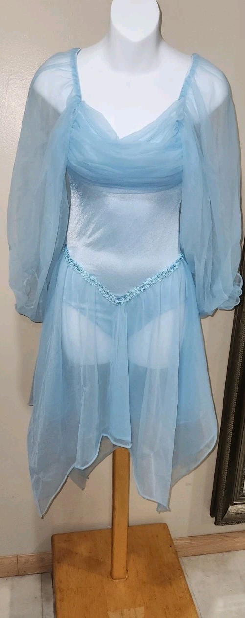 VTG Joanna Designs Costume Women’s Dance Dress*Adult szM * Sheer Double Skirt