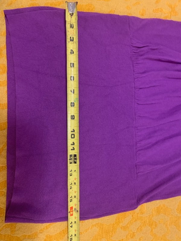 BCBG Max Azria Casual Sleeveless Cowl Neck Sweater Dress NWT Small UltraViolet