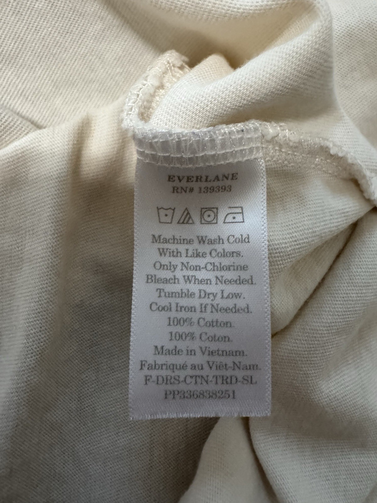 EVERLANE 100% Cotton Tiered Boho Midi Dress, Size Small