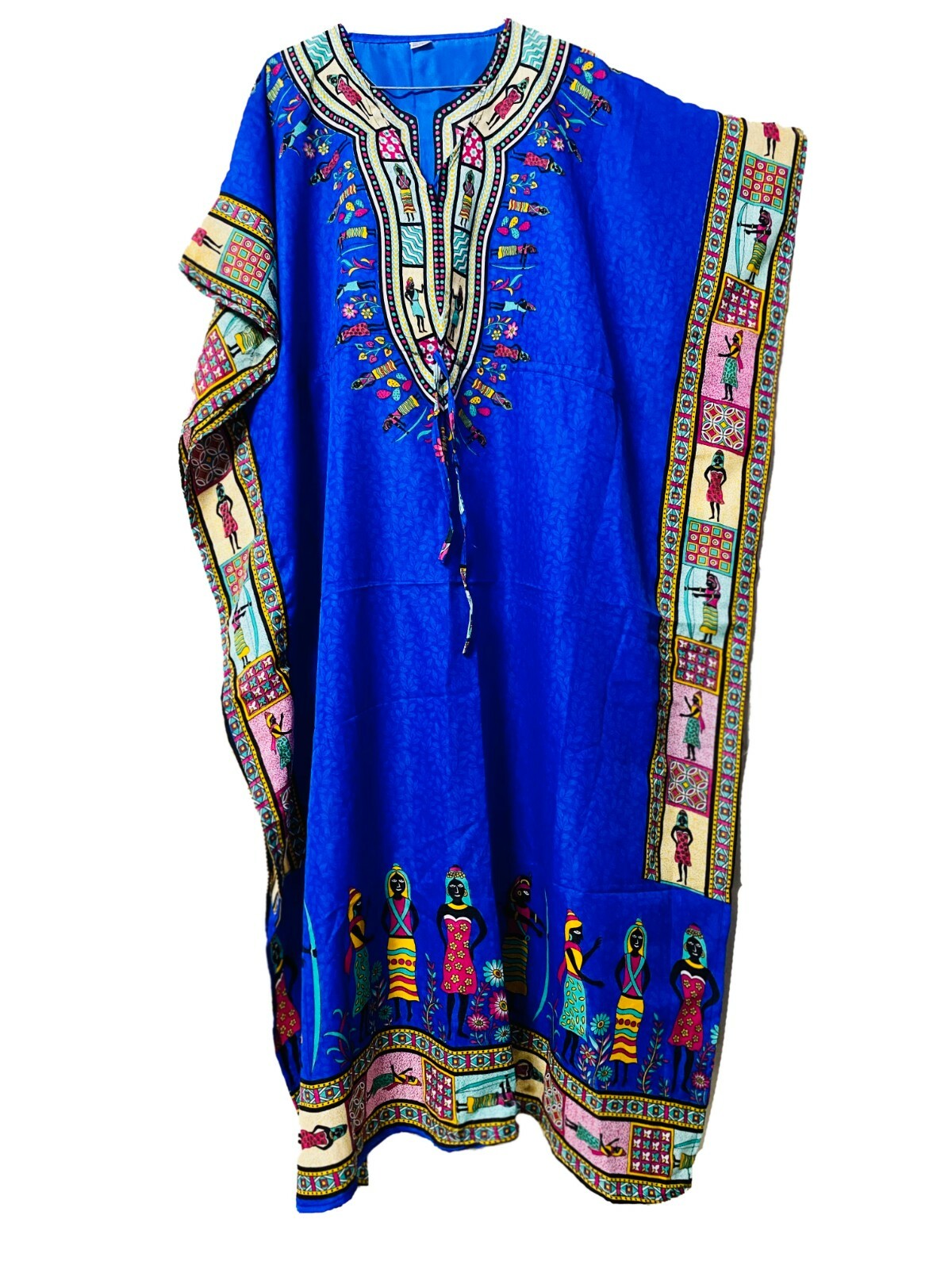Long African Kaftan Boho Dress Beach Cover Up Caftan Gown Nightwear Maxi Women