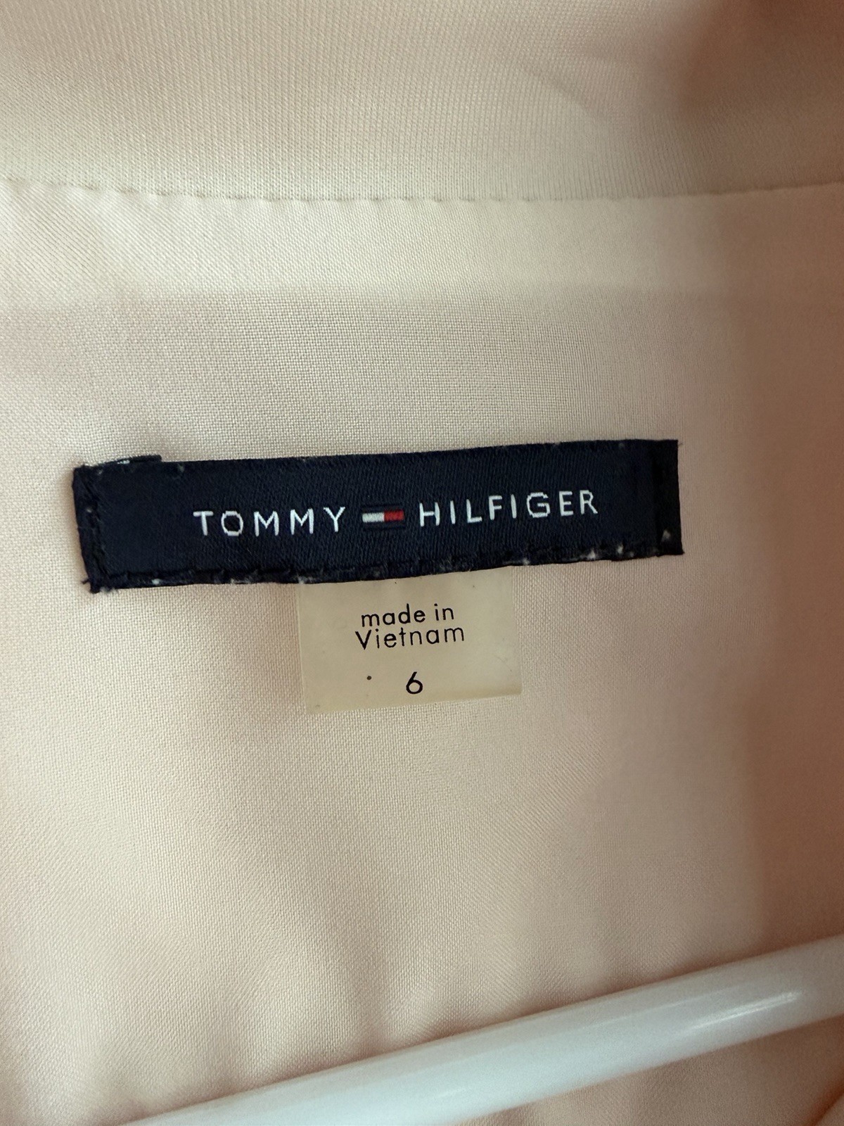 Tommy Hilfiger Bodycon Princess Seam Pink Zipper Sleeveless Scuba Sheath Dress