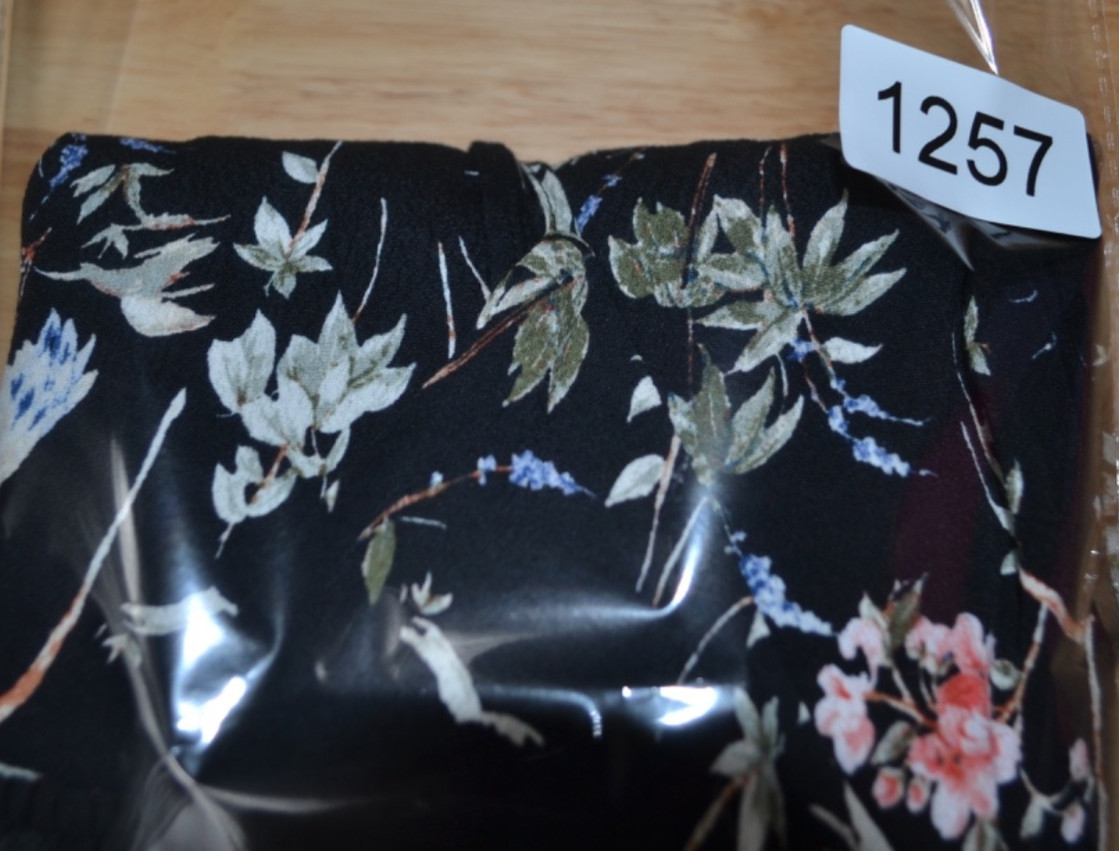BANANA REPUBLIC Bird Flower Print Wrap Summer Sun Dress Bird Print Size 14
