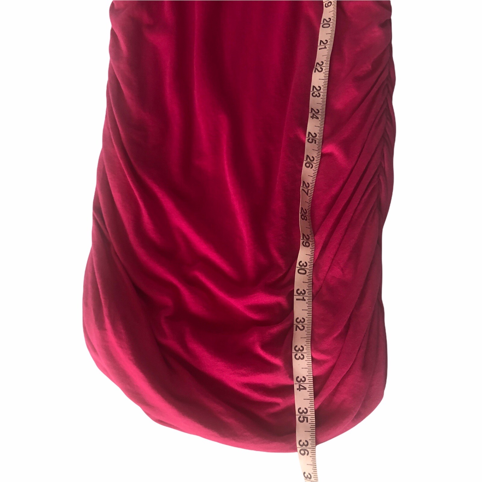 NWT Splendid Womens Small Pink Ruched Sides Bodycon $98 Barbiecore Modal #2830