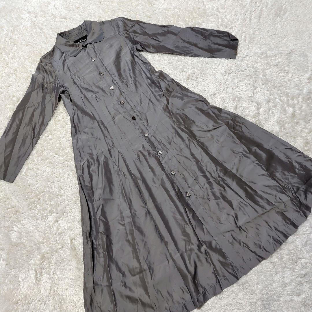 COMME des GARCONS Glossy Gray Dress 47 inches