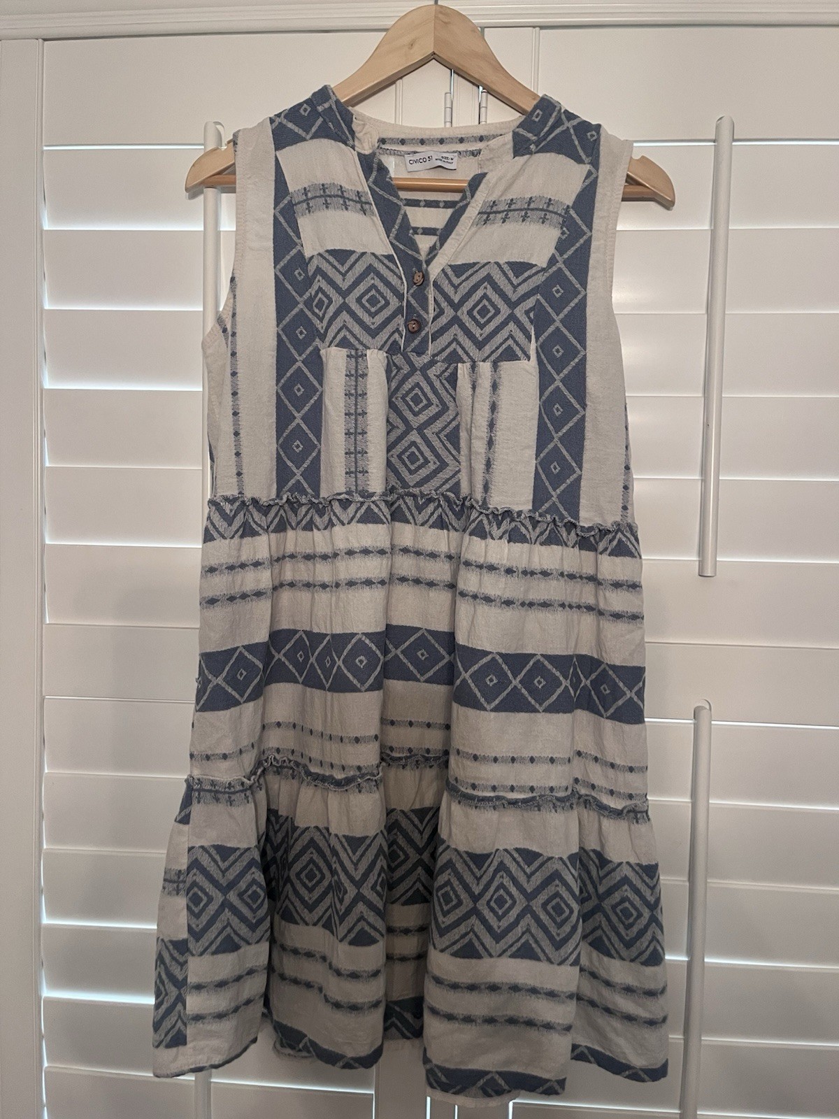 CIVICO 51 Lab Women’s Size Medium Dress Sleeveless Made in Italy BOHO