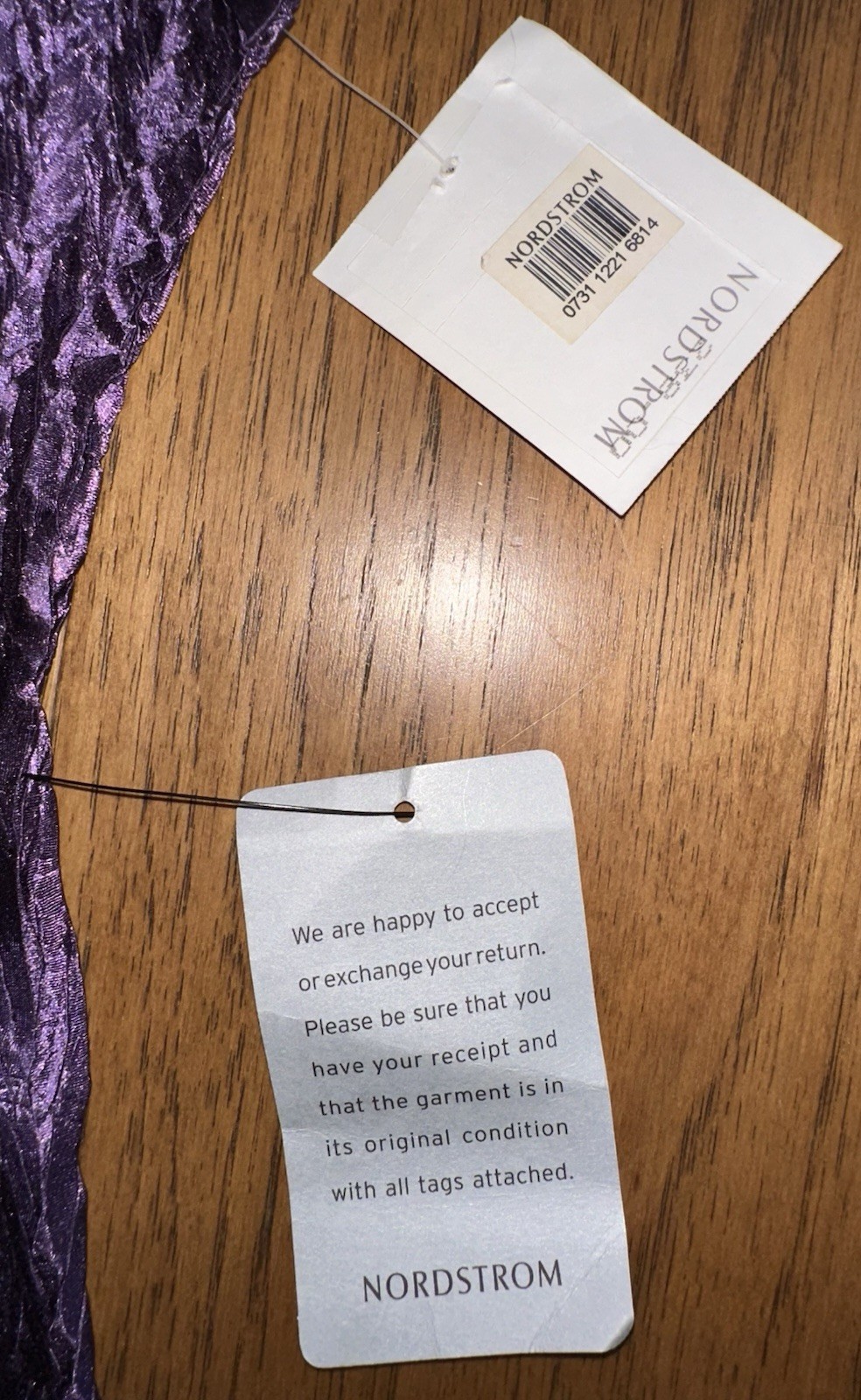 NEW Komarov Charmeuse & Chiffon Cocktail Dress Purple Noble Italy Size M