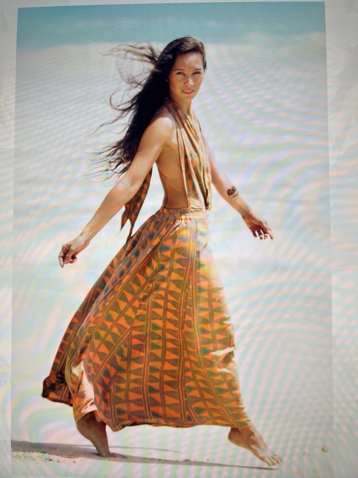 Their best seller. Skirt to dress, sash, tie, halter, wrap, multiple styles.