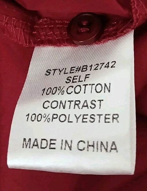 Jodifl Shift Dress S Red Crochet Medallion Mesh Ruffle High Neck 100% Cotton NWT