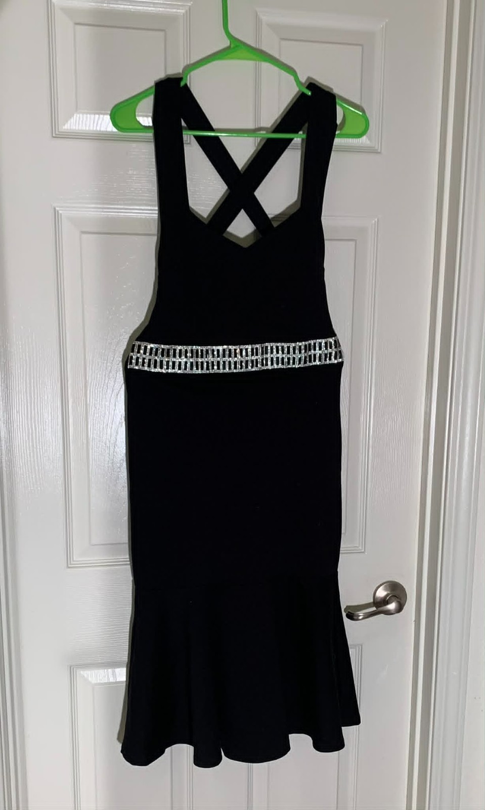 LBD Evening with Embellished Waist, Size L