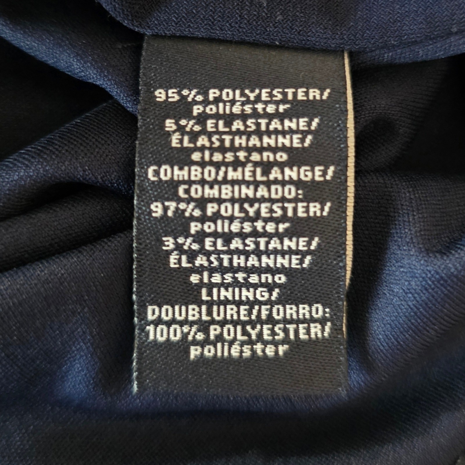 Vintage 90s Ralph Lauren American Living Sheath Dress Womens 8 Navy Ruffle Satin