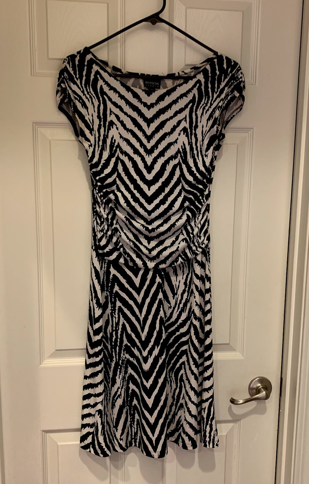 Zebra Print Dress, Enfocus Studio, Size 6
