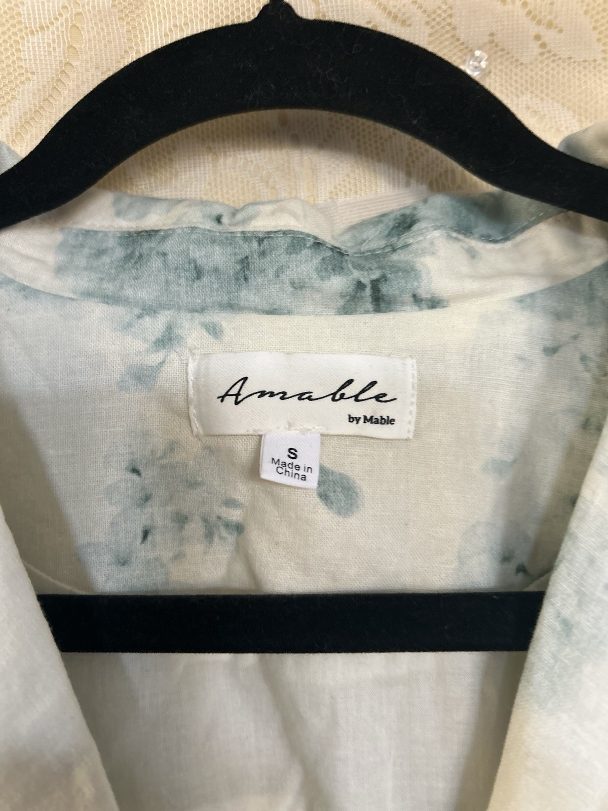 Amable by Mable linen cotton blend mini dress Size S GUC due
