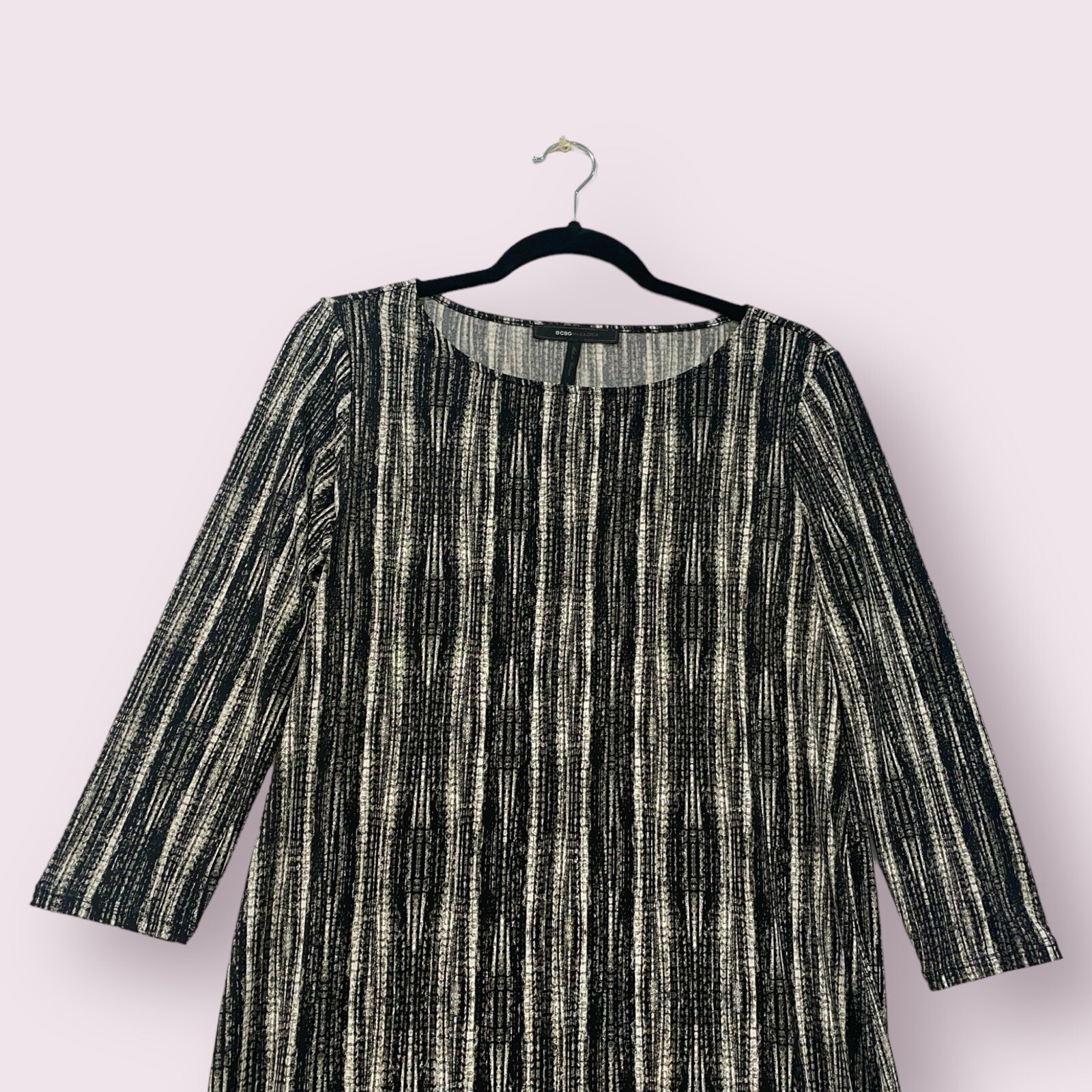BCBGMAXAZRIA Abstract Print Shirt Dress Size Small Summer Chic $128