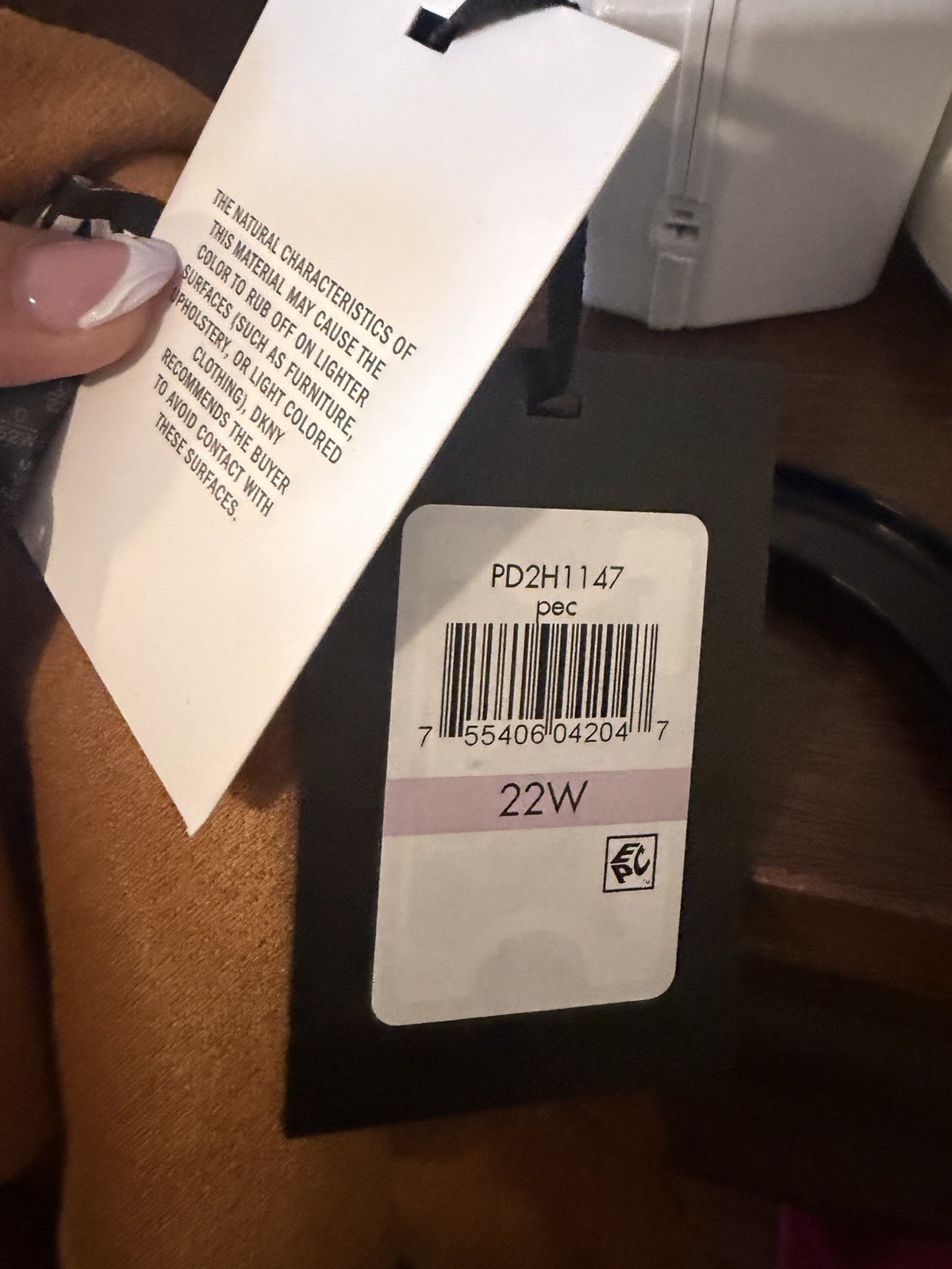 DKNY Suede Look Dress