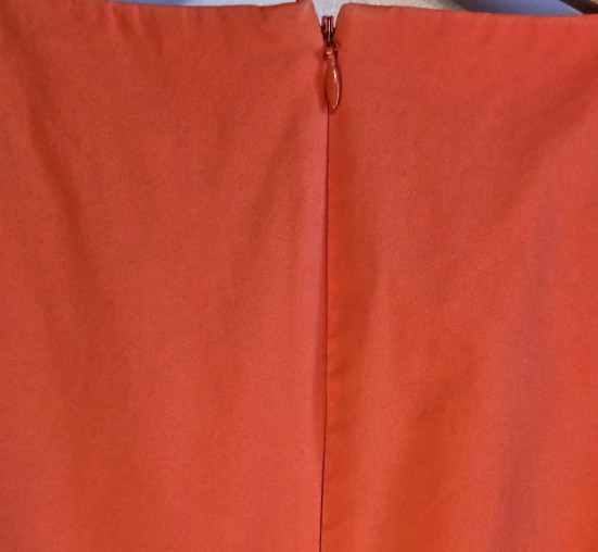 Michael Michael Kors Womens 2 Coral Orange Sheath Dress Cotton Sleeveless Pocket