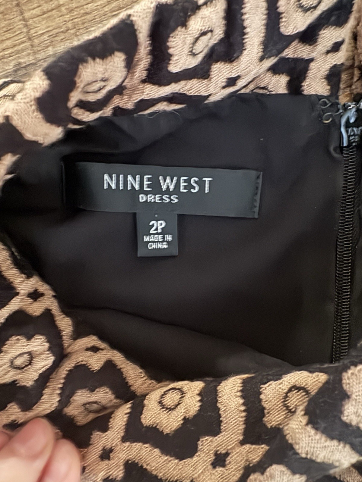 Retro None West Dress Size 2p