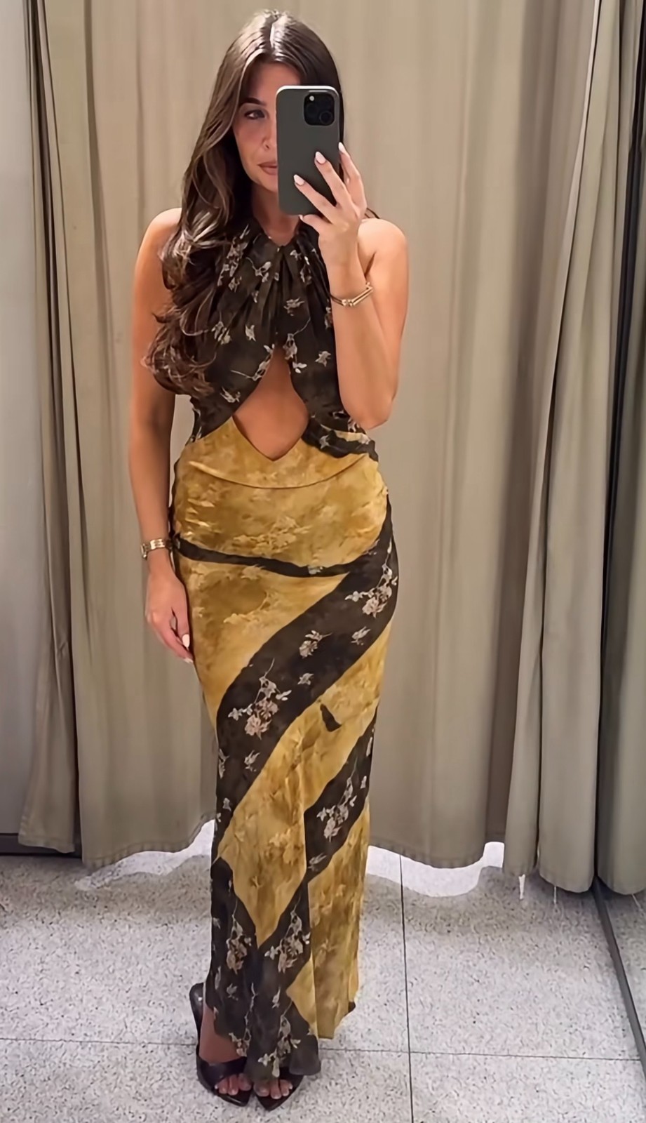 ZARA : Printed Halter Dress : 9017/046 | *UK Buyers No Import Fees*