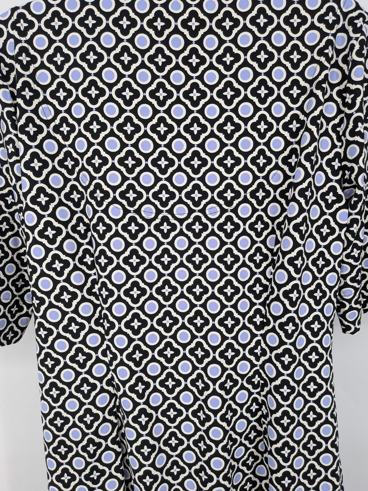 Talbots Geometric Stretch Sheath Dress Office Professional Career Preppy Medium