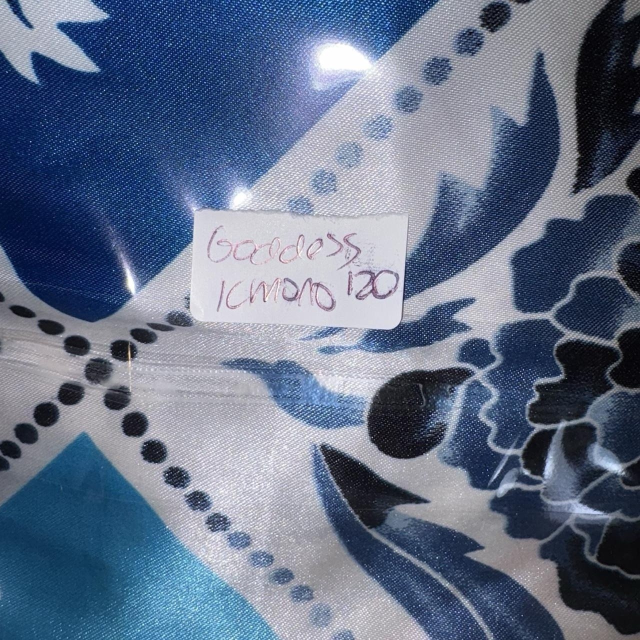 Goddess by Winlar Satin Caftan Kaftan Dress One Size Blue Cora
