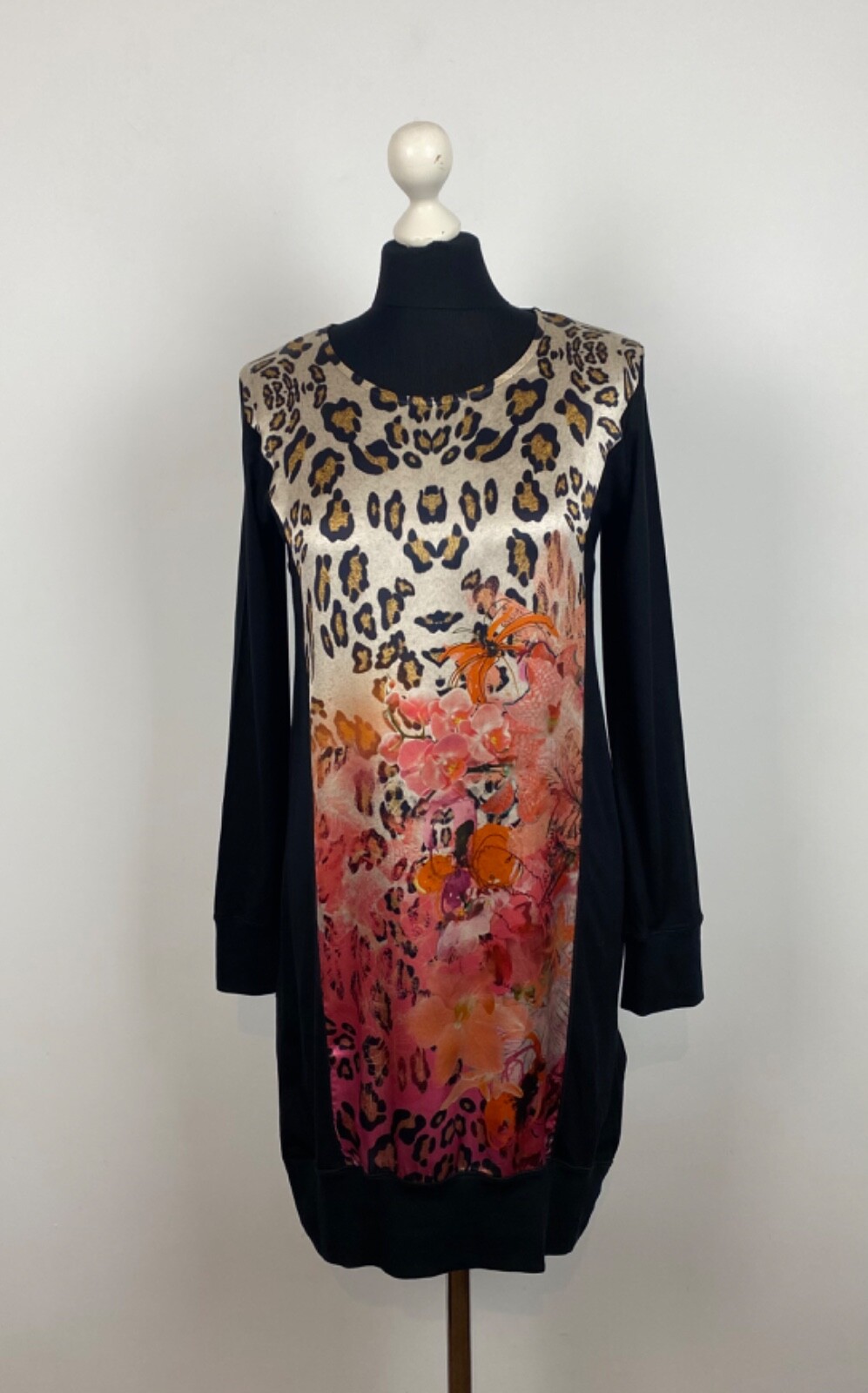 MARC CAIN women’s dress viscose silk elastane Size 5
